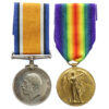 WW1 British War & Victory Medal Pair - Pte. T.C.H. Bide, 17th County of London Battalion (Poplar and Stepney Rifles), London Regiment 