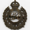 George VI Royal Engineers Officer's Service Dress Cap Badge