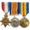WW1 1914-15 Star Medal Trio - Pte. E. Rowson, Army Cyclist Corps