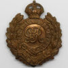 George V Royal Engineers WWI Economy Cap Badge (Non Voided Centre)