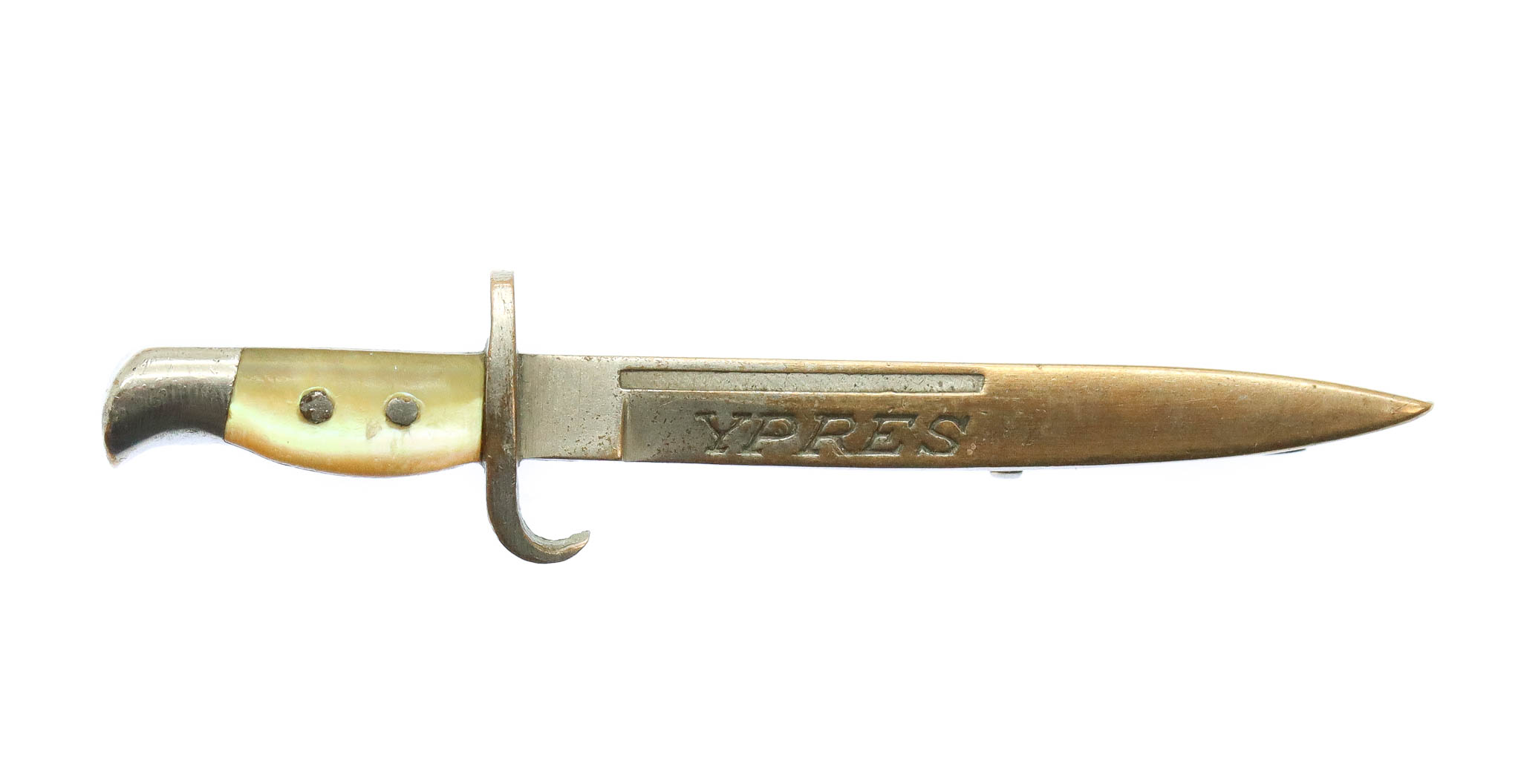WW1 Ypres Bayonet Sweetheart Brooch