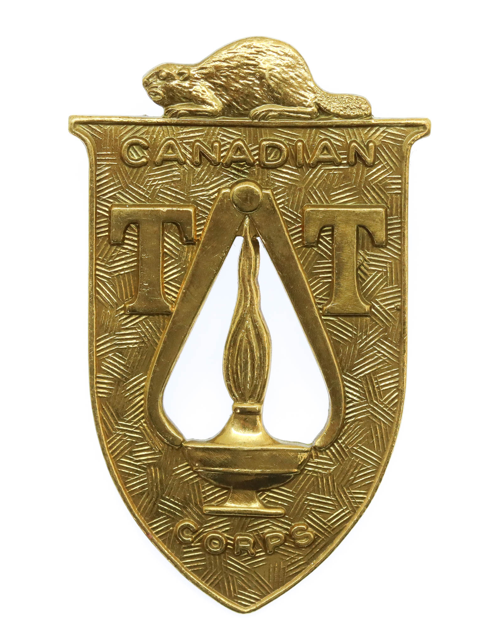 WW2 Canadian Technical Training Corps Cap Badge
