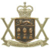 Canadian 20th Saskatchewan Dragoons Cap Badge - Queen's Crown