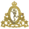 Royal Canadian Corps of Signals Cap Badge - King's Crown