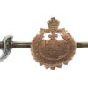WW1 Lord Strathcona's Horse (Royal Canadians) Sterling Silver Sword Sweetheart Brooch