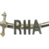 WW1 Royal Horse Artillery R.H.A. 1916 Hallmarked Silver Sword Sweetheart Brooch