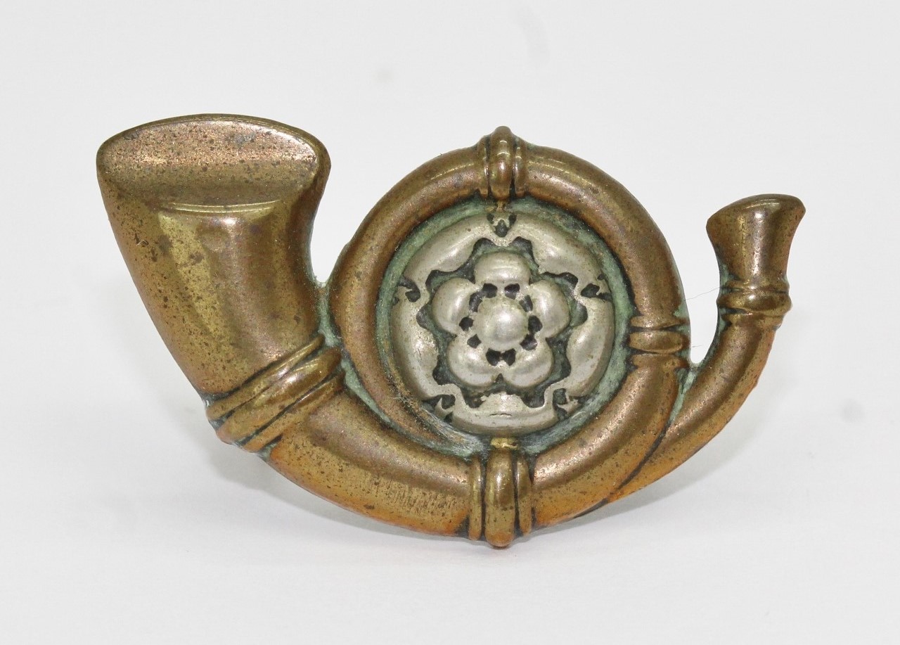 King's Own Yorkshire Light Infantry (K.O.Y.L.I.) Slouch Hat Badge