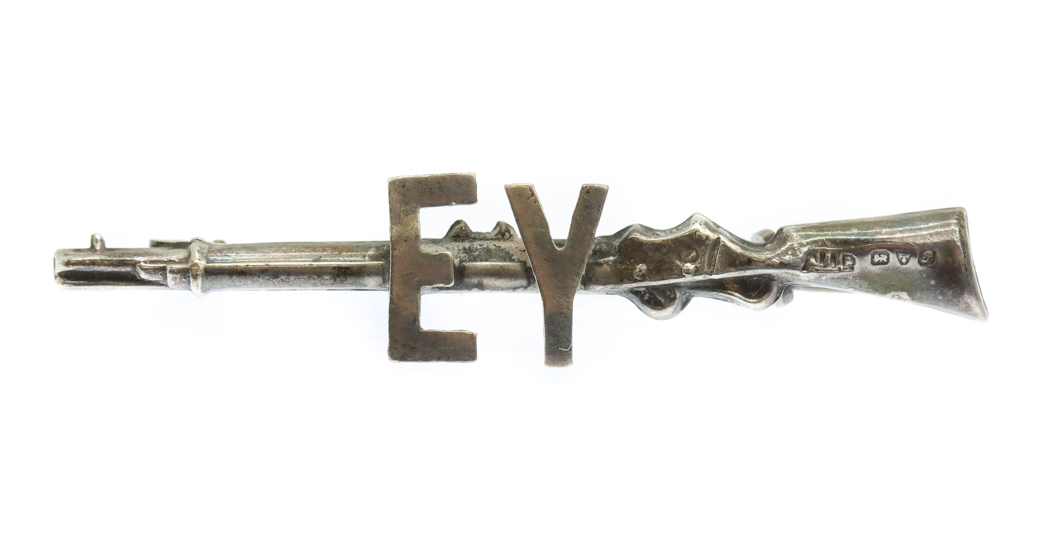 WW1 East Yorkshire Regiment 1915 Hallmarked Silver Sweetheart Brooch