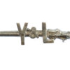 WW1 York & Lancaster Regiment 1917 Hallmarked Silver Rifle Sweetheart Brooch