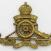 Royal Artillery Cap Badge - King's Crown