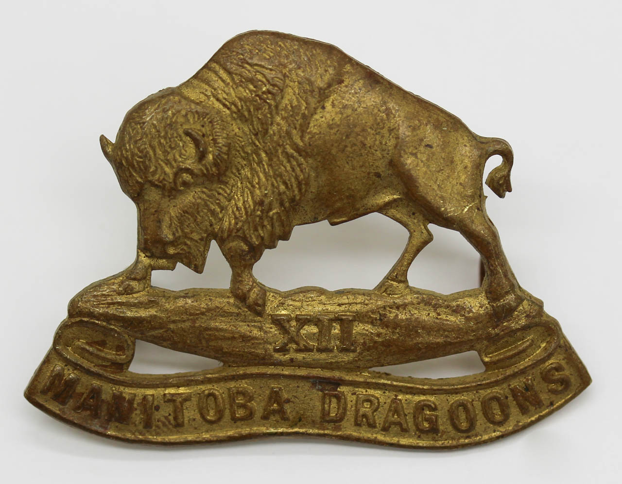 Canadian 12th Manitoba Dragoons Cap Badge