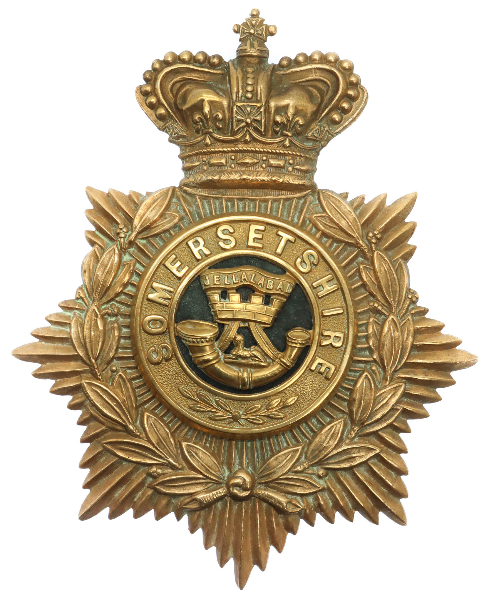 Victorian Somersetshire LIght Infantry Helmet Plate