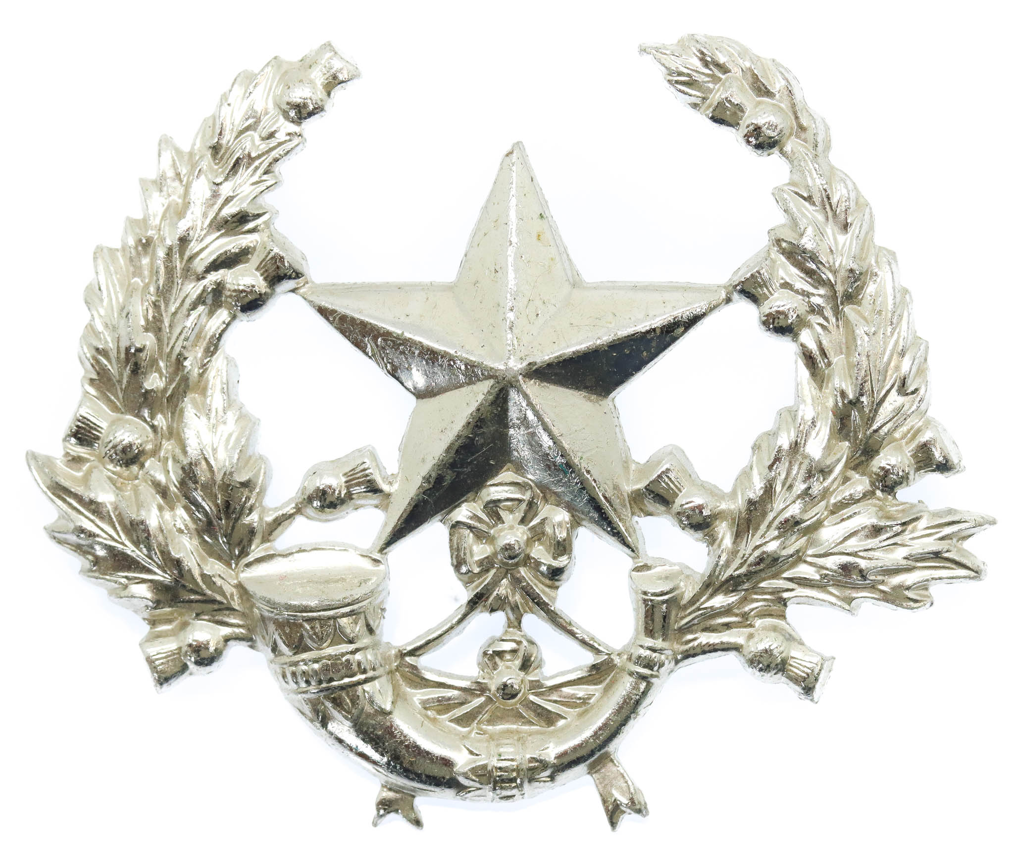 Cameronians (Scottish Rifles) Anodised (Staybrite) Cap Badge