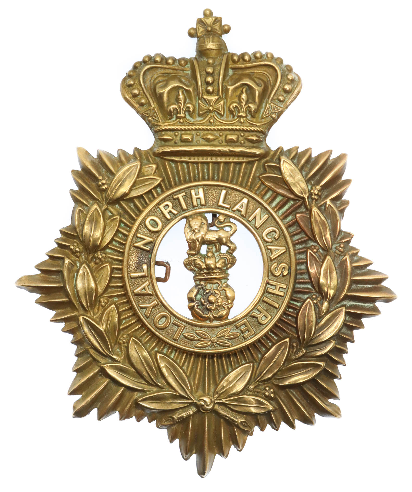 Victorian Loyal North Lancashire Regiment Helmet Plate