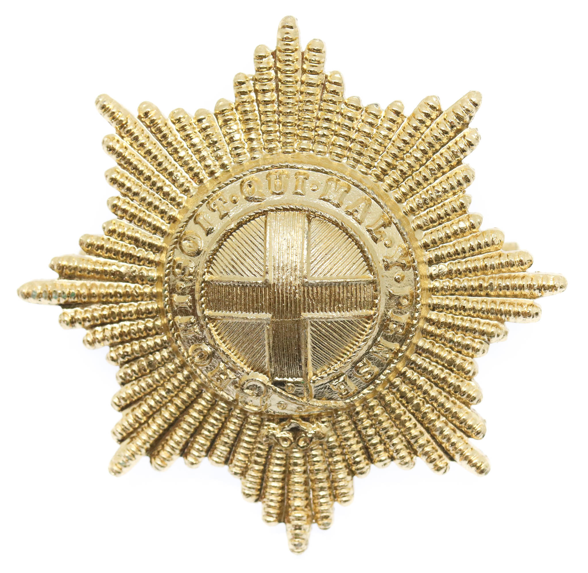 Coldstream Guards Anodised (Staybrite) Cap Badge