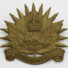Canadian Westminster Regiment Cap Badge - King's Crown