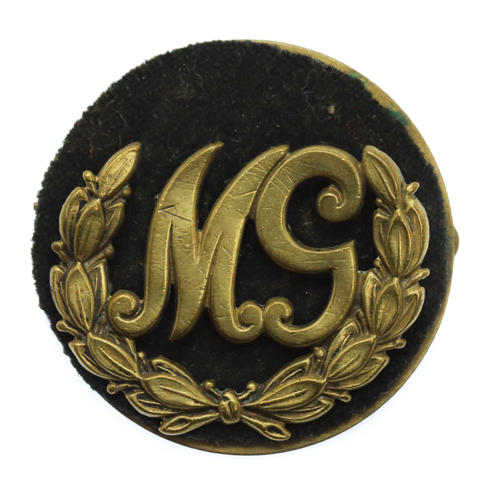 British Army WW1 Machine Gunner (M.G.) Arm Badge