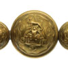 2nd Life Guards Button Sweetheart Brooch