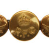 WWI Royal Flying Corps (R.F.C.) Button Sweetheart Brooch