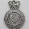 Hull City Police Cap Badge - Queen's Crown (Solid Centre)