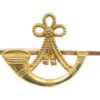 Oxfordshire & Buckinghamshire Light Infantry 15ct Gold Bugle Sweetheart Brooch