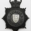 Gwynedd Constabulary Night Helmet Plate - Queen's Crown 