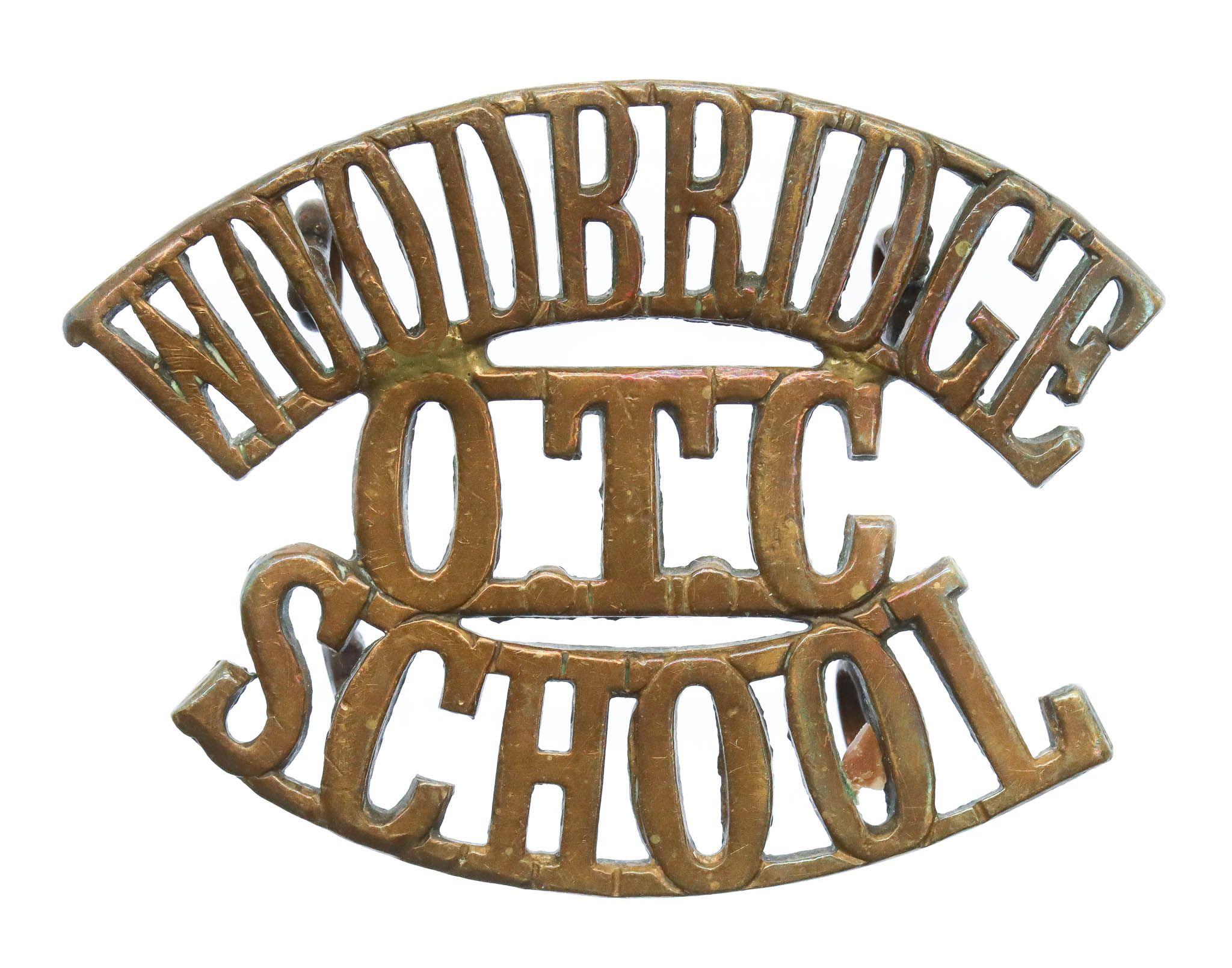 Woodbridge School, Suffolk O.T.C. (WOODBRIDGE/OTC/SCHOOL) Shoulder Title