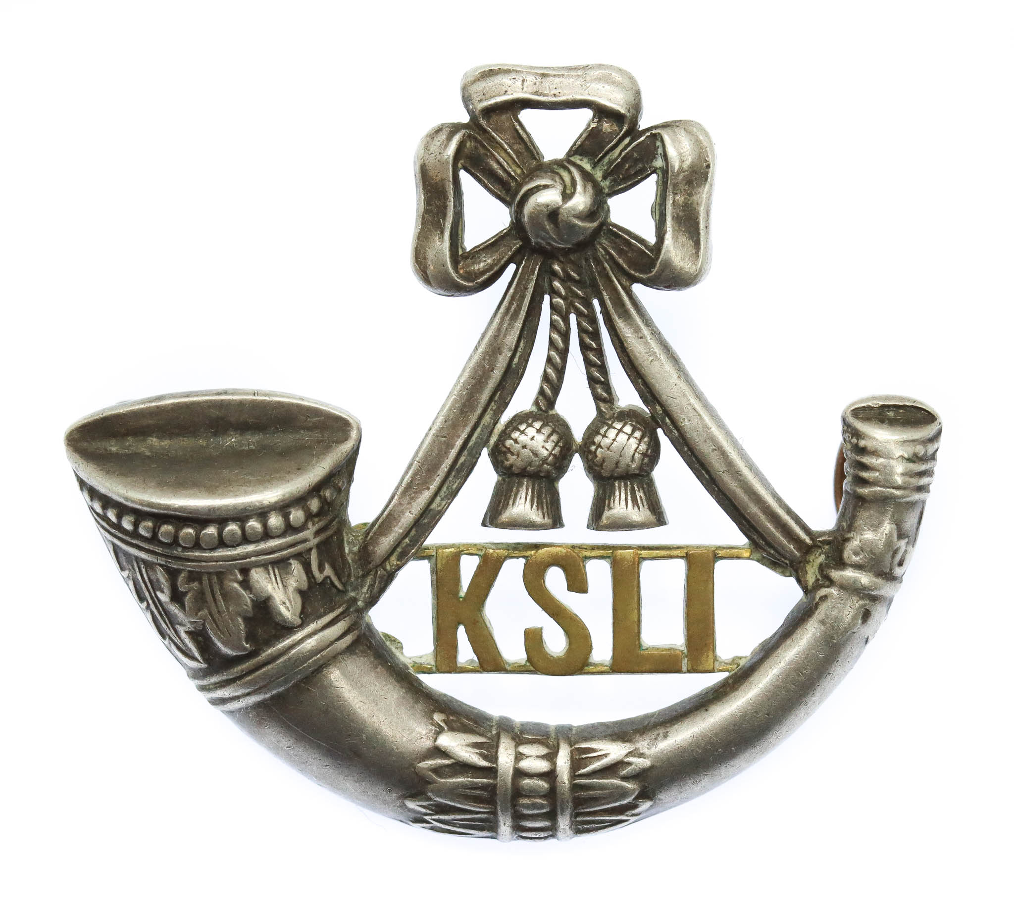 King's Shropshire Light Infantry (K.S.L.I.) Officer's Dress Cap Badge