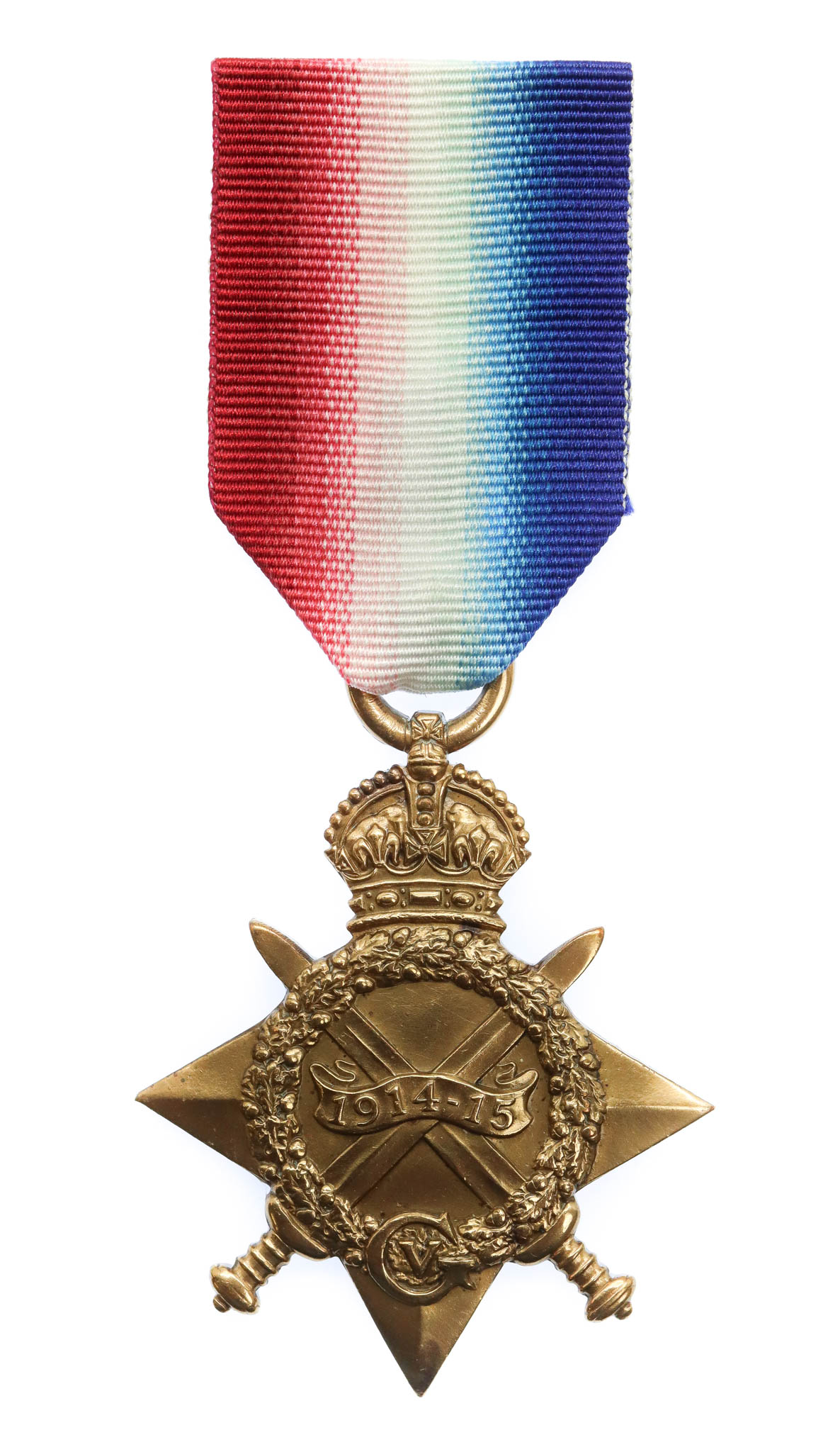 WW1 1914-15 Star - Pte. W. Wood, Notts & Derby Regiment (Sherwood Foresters) - Wounded in Action