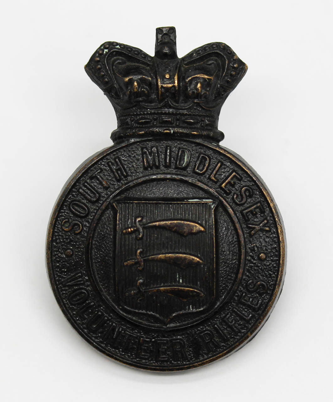 Victorian South Middlesex Rifle Volunteers Cap Badge