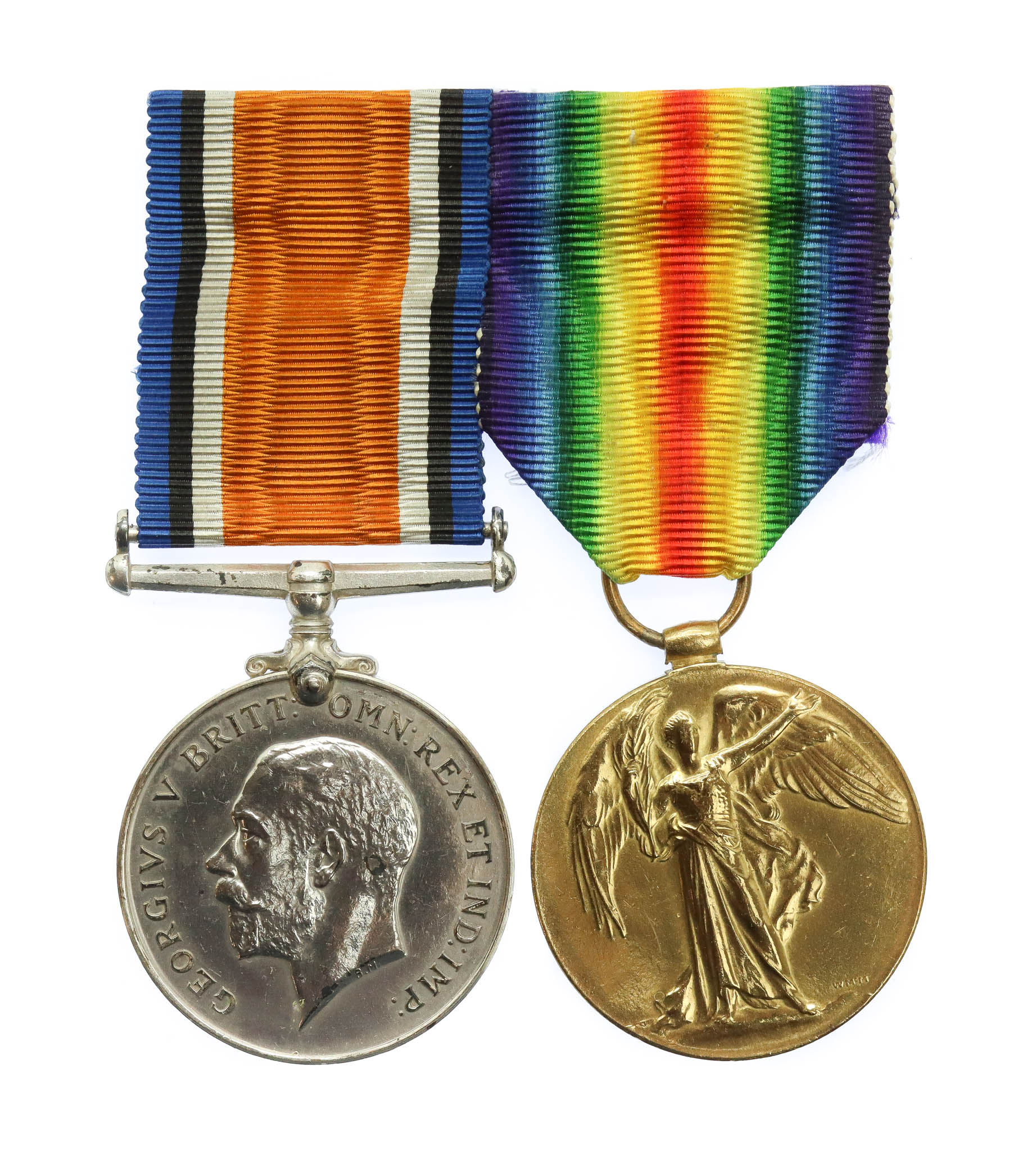 WW1 British War & Victory Medal Pair - Cpl. W. Scott, West Yorkshire Regiment