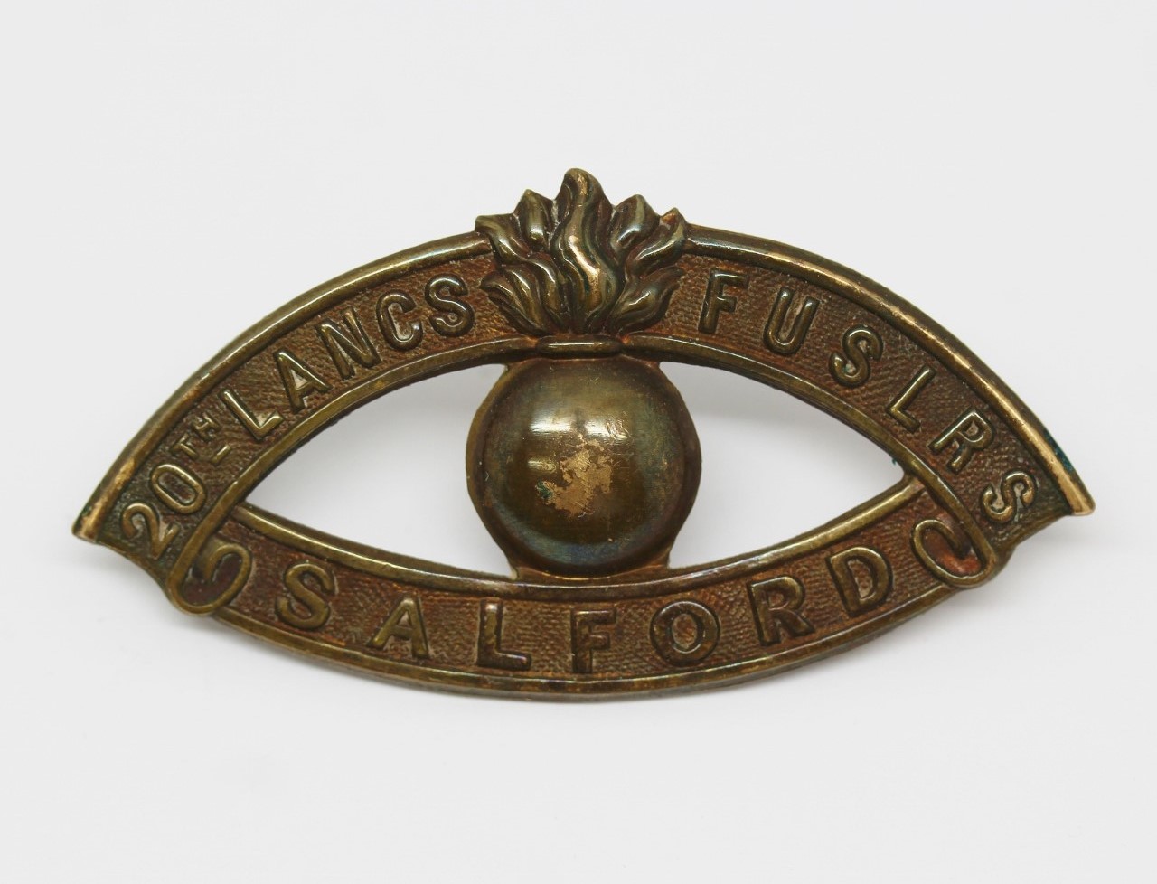 20th (Salford Pals) Bn. Lancashire Fusiliers Shoulder Title