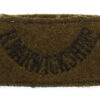 Royal Warwickshire Regiment (R.WARWICKSHIRE) Cloth Slip ON Shoulder Title