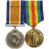 WW1 British War & Victory Medal Pair - Pte. W. Binns, East Surrey Regiment