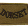 Dorsetshire Regiment (DORSET) Cloth Slip On Shoulder Title