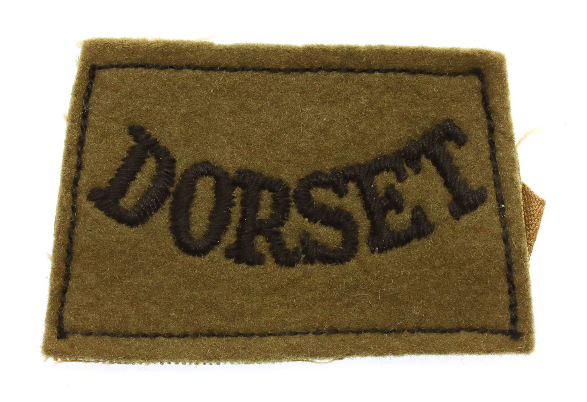 Dorsetshire Regiment (DORSET) Cloth Slip On Shoulder Title