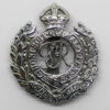 George VI Royal Engineers Chrome Cap Badge