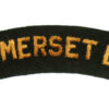 Somerset Light Infantry (SOMERSET L.I.) Cloth Shoulder Title
