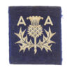3rd Anti-Aircraft Division Silk Embroidered Formation Sign 