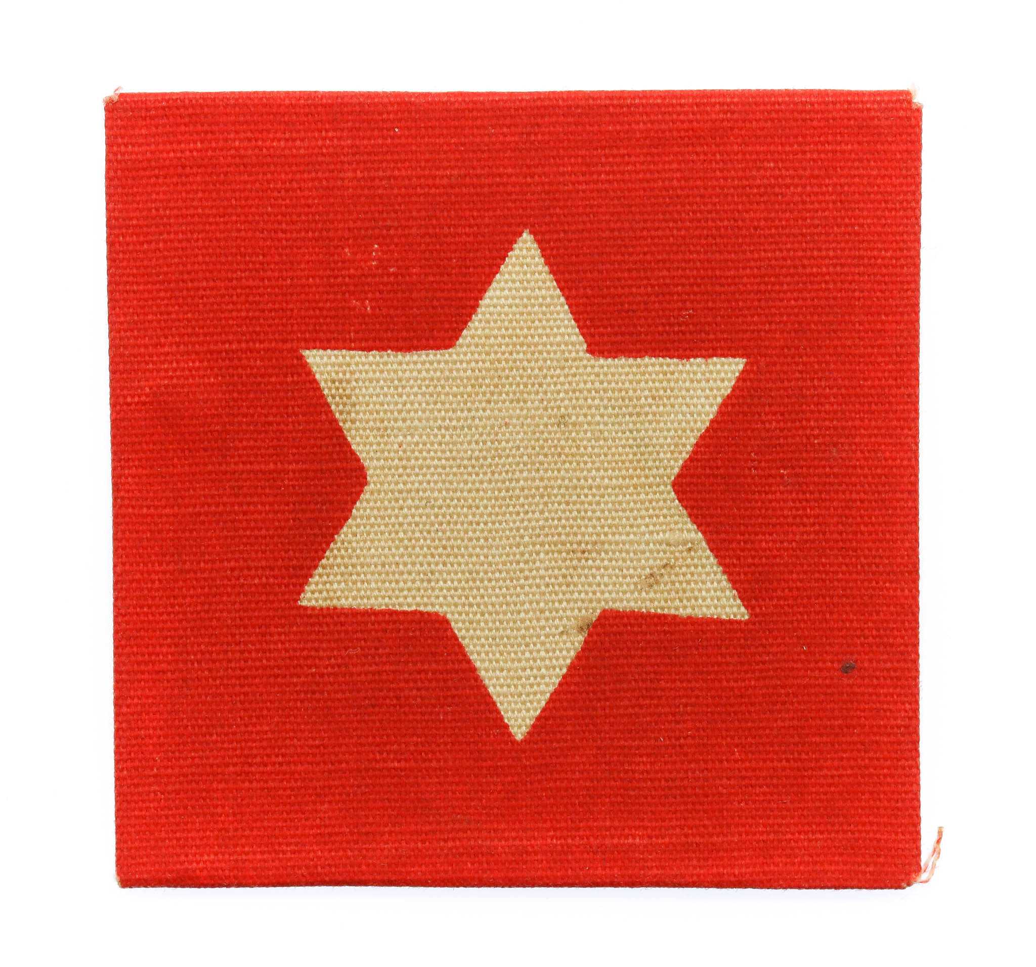 Scarce WW2 72nd Independent Infantry Brigade Printed Formation Sign (1st Pattern)
