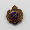 Royal Engineers Old Comrades Association Lapel Badge - King's Crown