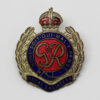 Large George VI Royal Engineers Enamelled Sweetheart Brooch