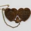 WW2 Royal Engineers Mizpah Hearts Sweetheart Brooch