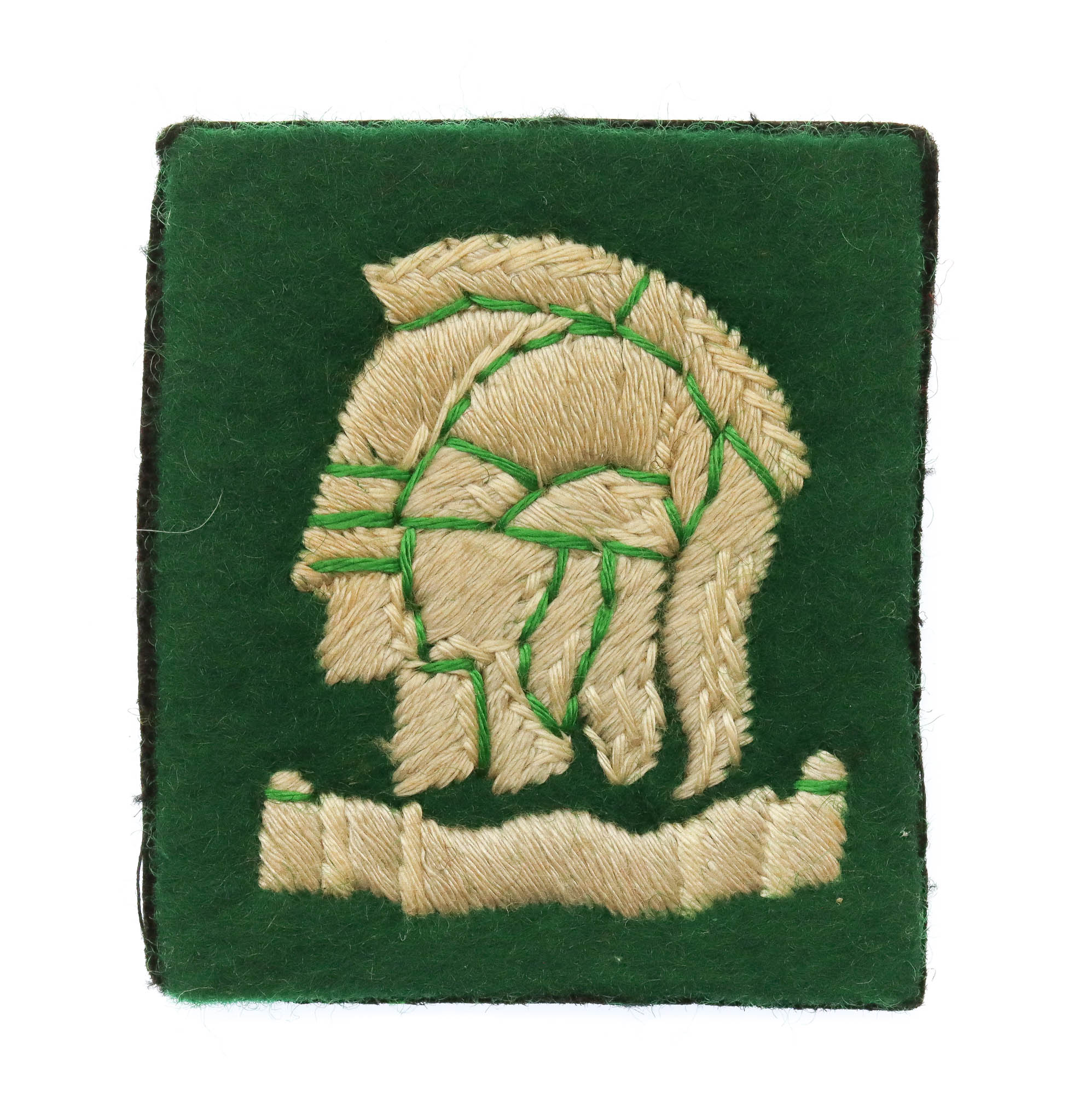 163rd Infantry Officer Cadet Training Unit (Artists Rifles) Cloth Formation Sign