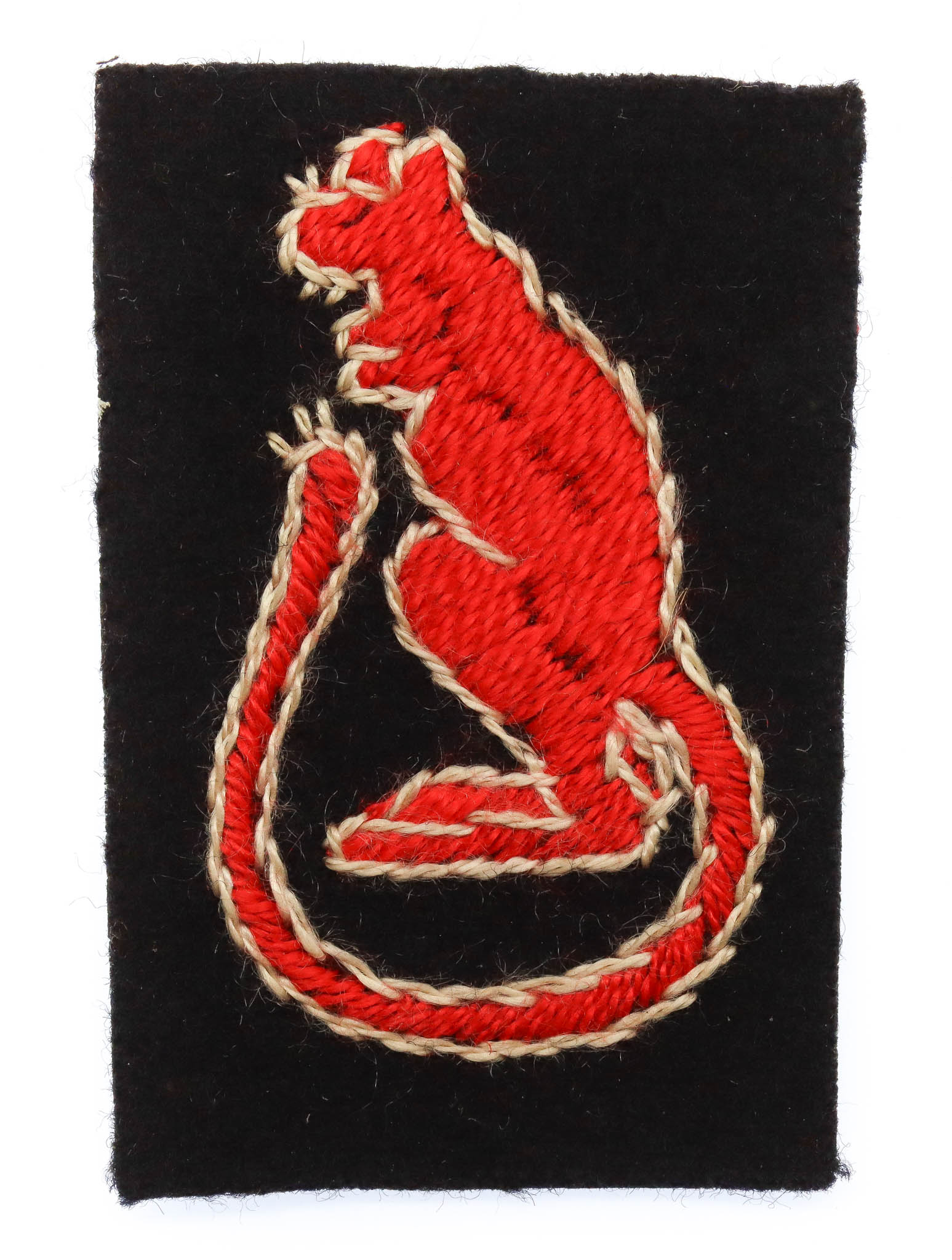 7th Armoured Division Cloth Formation Sign