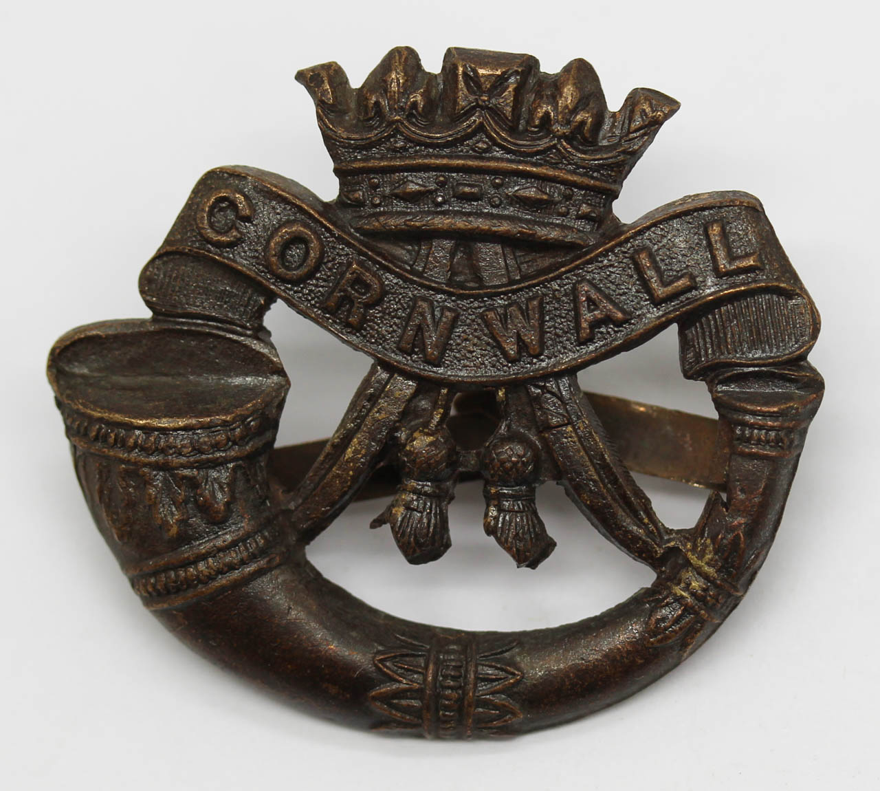 Duke of Cornwall's Light Infantry Officer's Service Dress Cap Badge