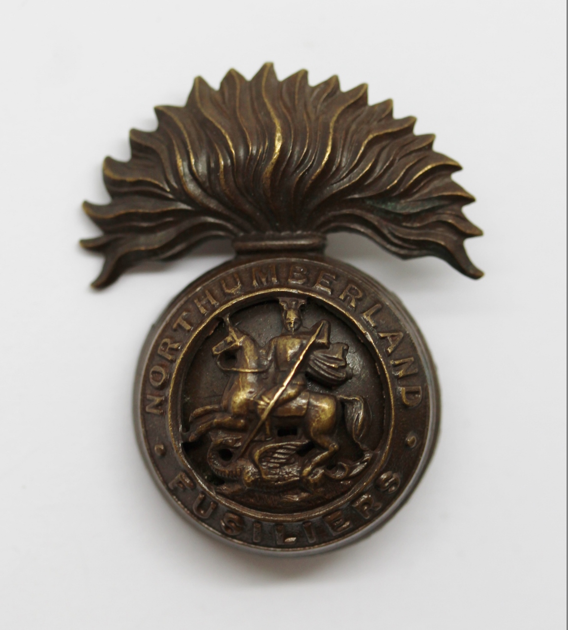 Royal Northumberland Fusiliers Officer's Service Dress Cap Badge