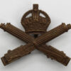 WWI Machine Gun Corps Officer's Service Dress Cap Badge