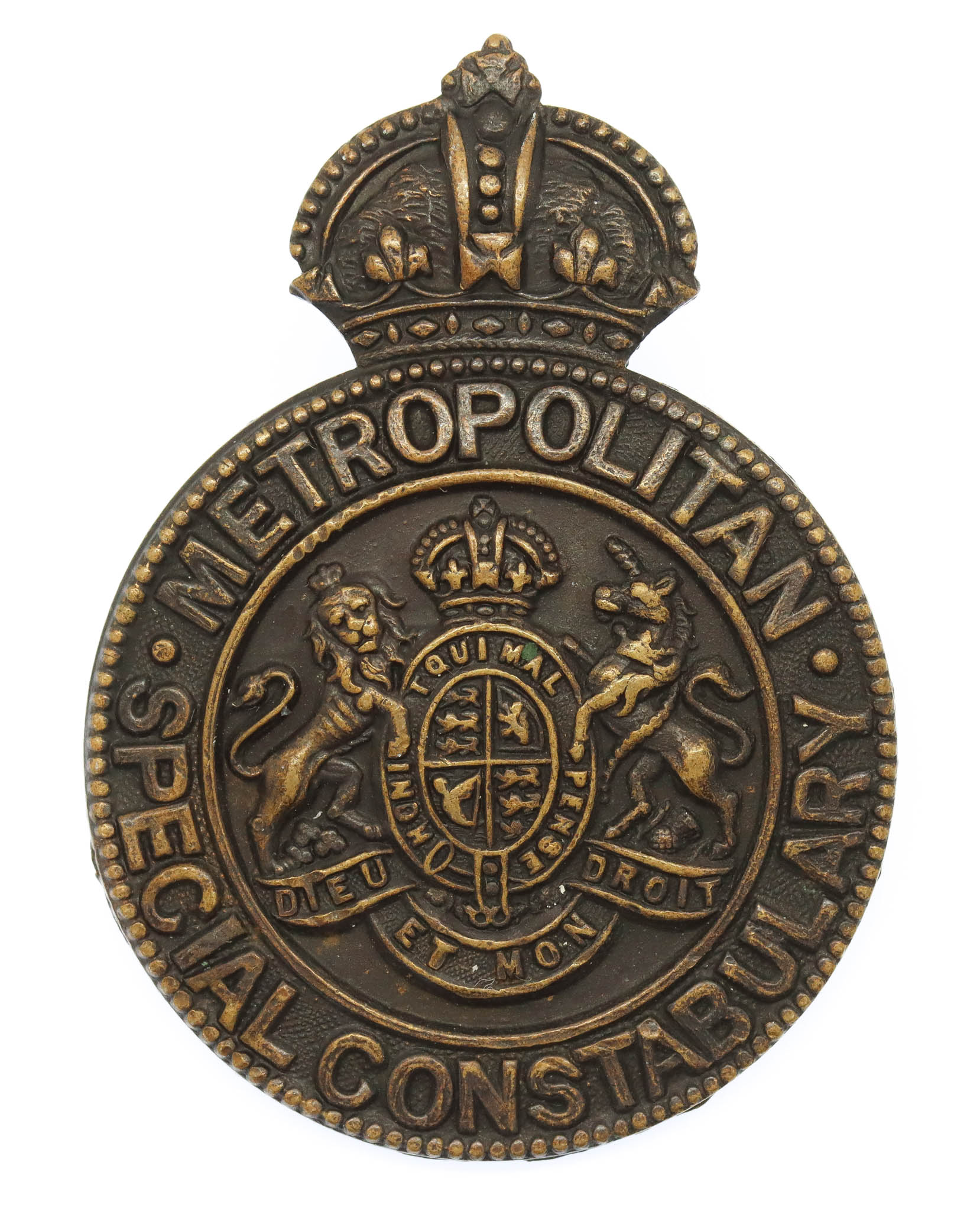 Metropolitan Police Special Constabulary Cap Badge - King's Crown