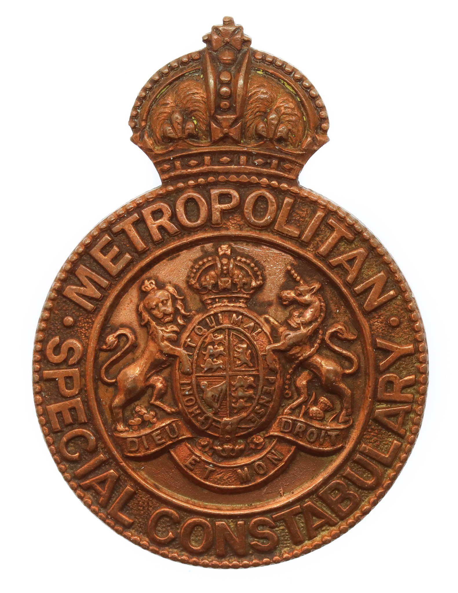Metropolitan Police Special Constabulary Cap/Lapel Badge - King's Crown